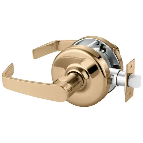 Cylindrical Lock Bright Bronze Clear Coated