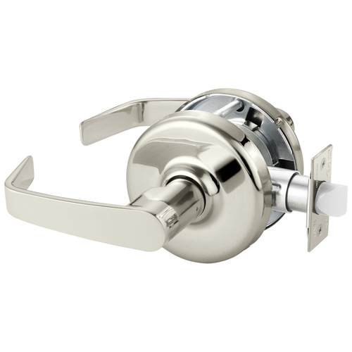 Cylindrical Lock Bright Nickel Plated Clear Coated