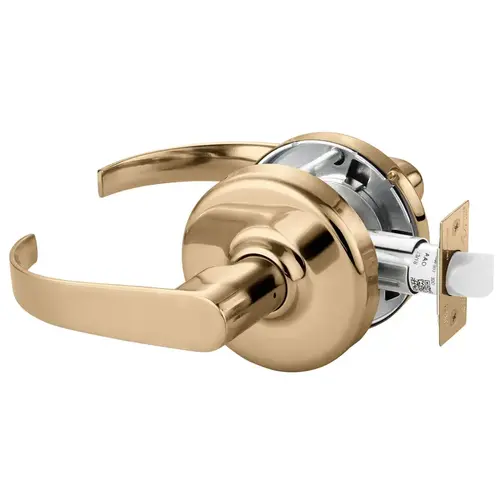 Cylindrical Lock Bright Bronze Clear Coated