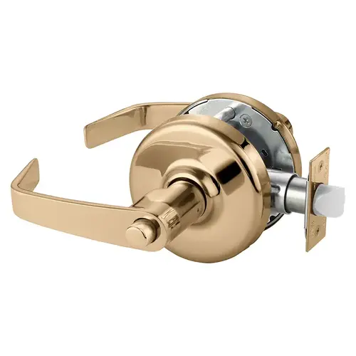 Cylindrical Lock Bright Bronze Clear Coated