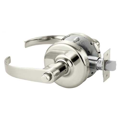 Cylindrical Lock Bright Nickel Plated Clear Coated