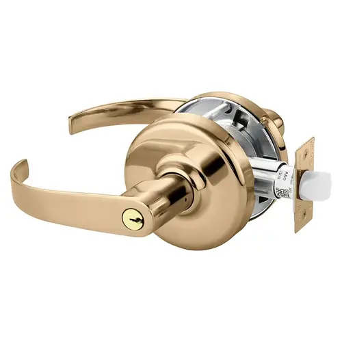 Cylindrical Lock Bright Bronze Clear Coated