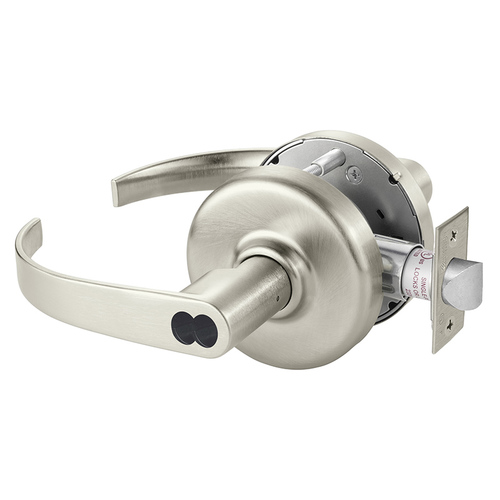 Cylindrical Lock Satin Nickel Plated Clear Coated