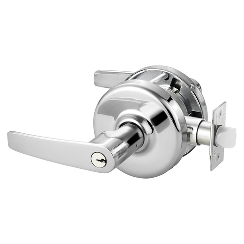 Cylindrical Lock Bright Chrome