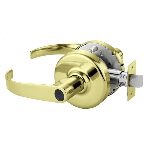 Cylindrical Lock Bright Brass