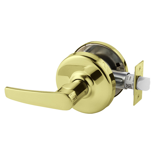 Cylindrical Lock Bright Brass