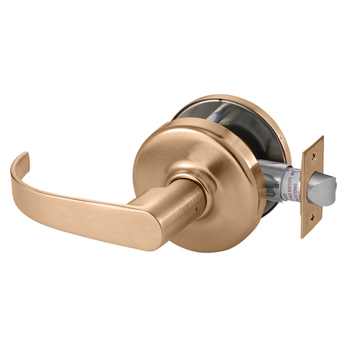 Cylindrical Lock Satin Bronze Clear Coated