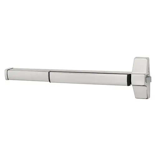 Electrified Exit Device Bright Stainless Steel