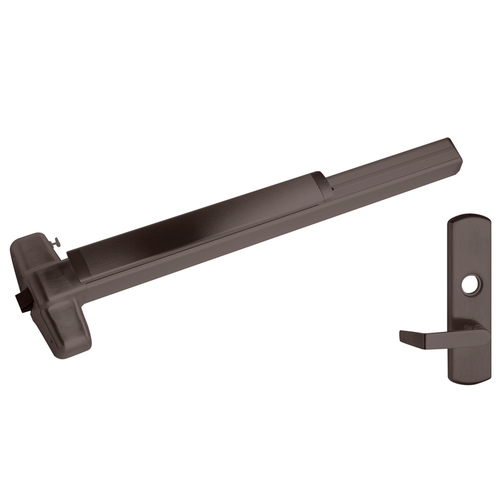 Exit Device Dark Bronze Anodized Aluminum