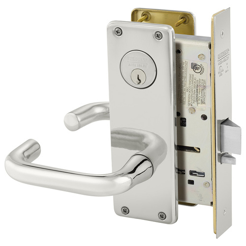 Mortise Lock Bright Stainless Steel