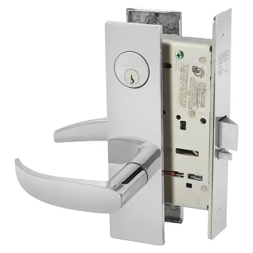 Mortise Lock Bright Chrome