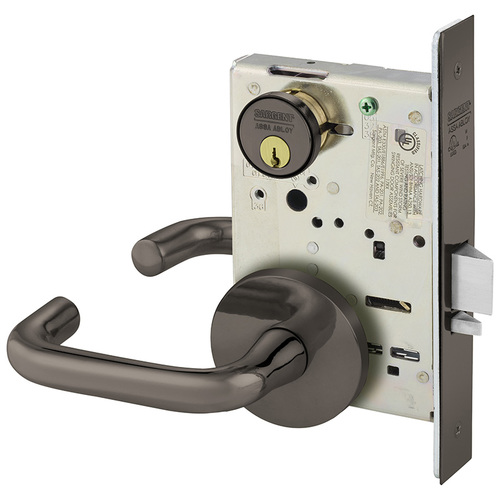 Mortise Lock Oxidized Satin Bronze Relieved Clear Coated