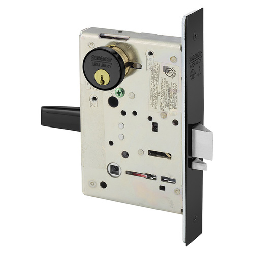 Mortise Lock Dark Oxidized Statuary Bronze Clear Coated