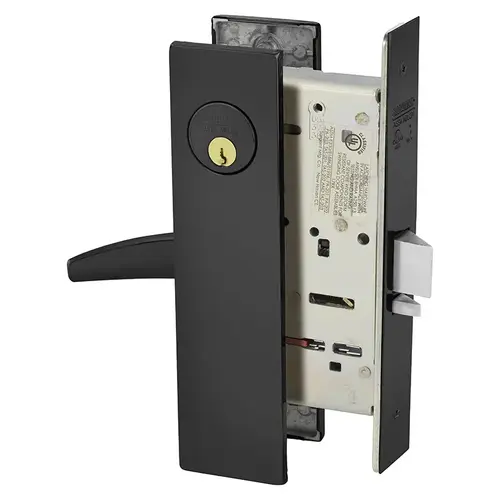 Mortise Lock Dark Oxidized Statuary Bronze Clear Coated