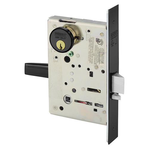 Mortise Lock Dark Oxidized Statuary Bronze Clear Coated