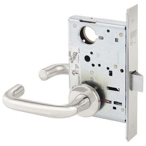 Mortise Lock Bright Stainless Steel