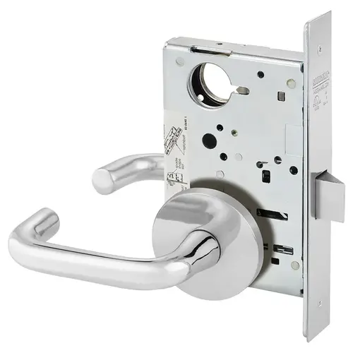 Mortise Lock Bright Chrome