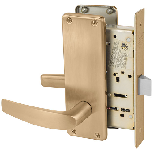 Mortise Lock Satin Bronze Clear Coated