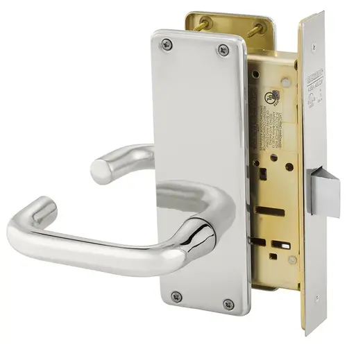 Mortise Lock Bright Stainless Steel