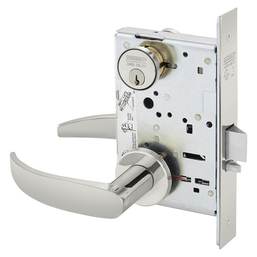 Mortise Lock Bright Stainless Steel