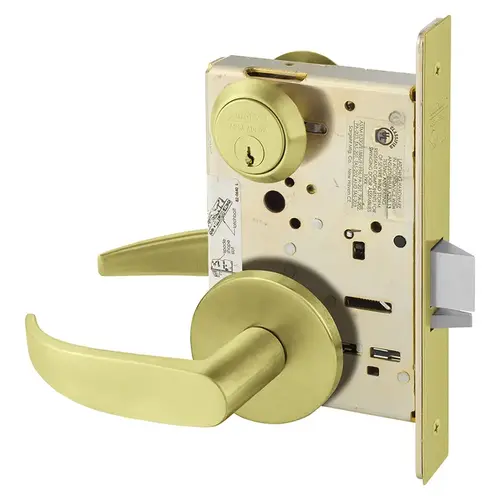 Mortise Lock Satin Brass