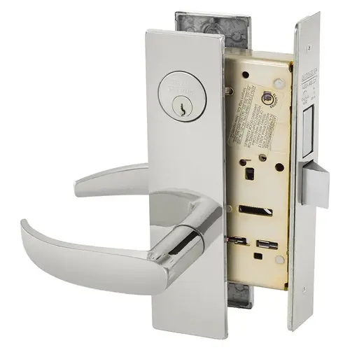 Mortise Lock Bright Stainless Steel