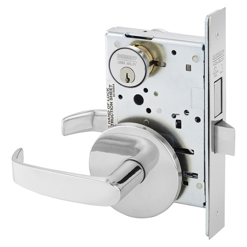 Mortise Lock Bright Chrome