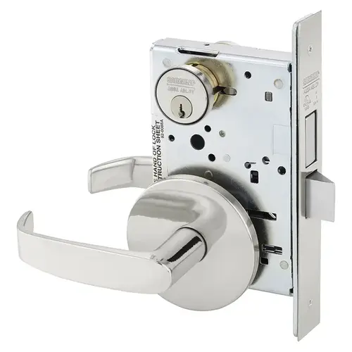 Mortise Lock Bright Stainless Steel