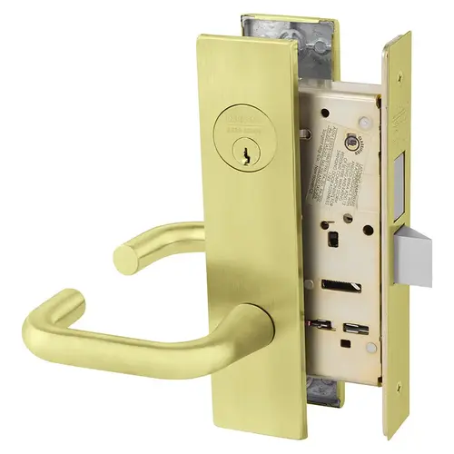 Mortise Lock Satin Brass