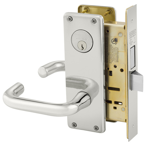 Mortise Lock Bright Stainless Steel