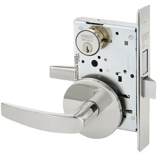 Mortise Lock Bright Stainless Steel