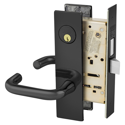 Mortise Lock Dark Oxidized Statuary Bronze Clear Coated