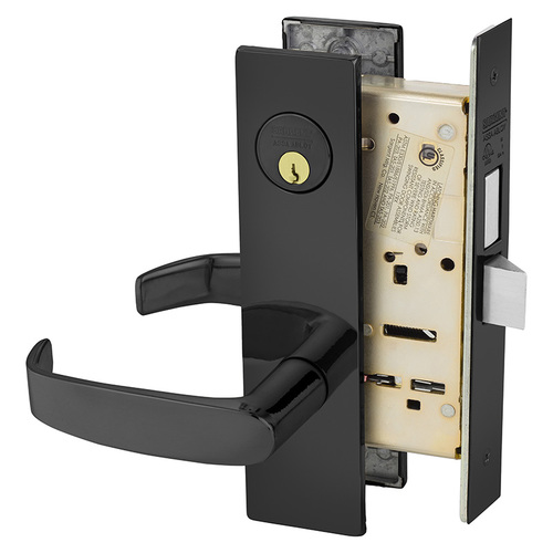 Mortise Lock Dark Oxidized Statuary Bronze Clear Coated