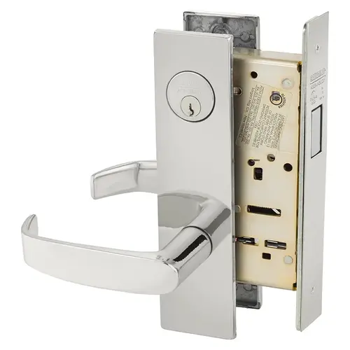 Mortise Lock Bright Stainless Steel