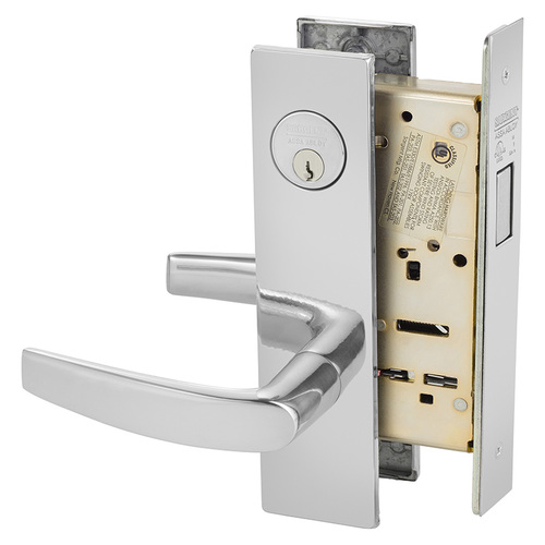 Mortise Lock Bright Chrome