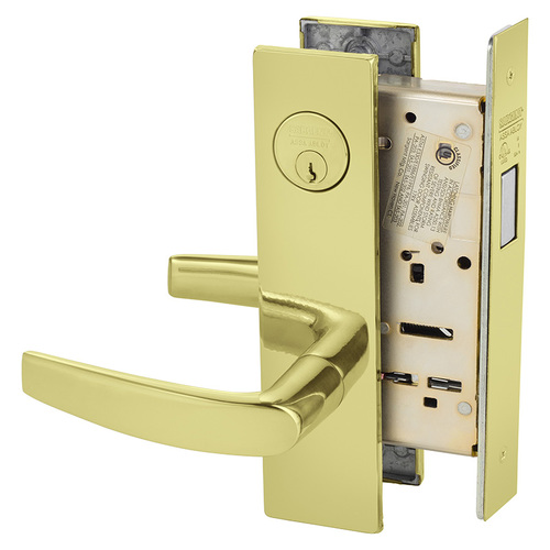 Mortise Lock Bright Brass