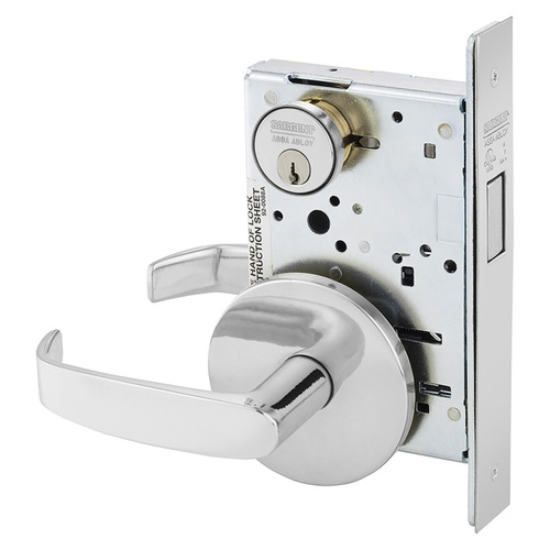 Mortise Lock Bright Chrome