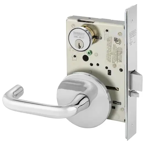 Mortise Lock Bright Chrome