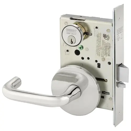 Mortise Lock Bright Stainless Steel