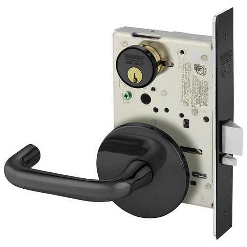 Mortise Lock Dark Oxidized Statuary Bronze Clear Coated