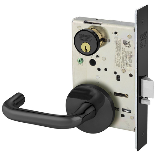 Mortise Lock Dark Oxidized Statuary Bronze Clear Coated