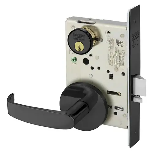 Mortise Lock Dark Oxidized Statuary Bronze Clear Coated