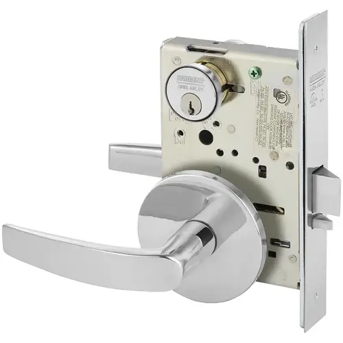 Mortise Lock Bright Chrome