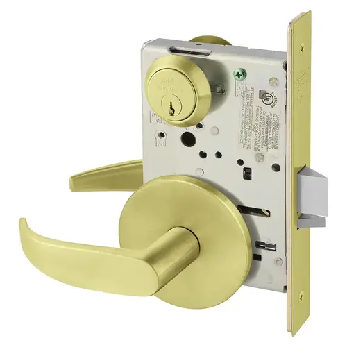 Mortise Lock Satin Brass