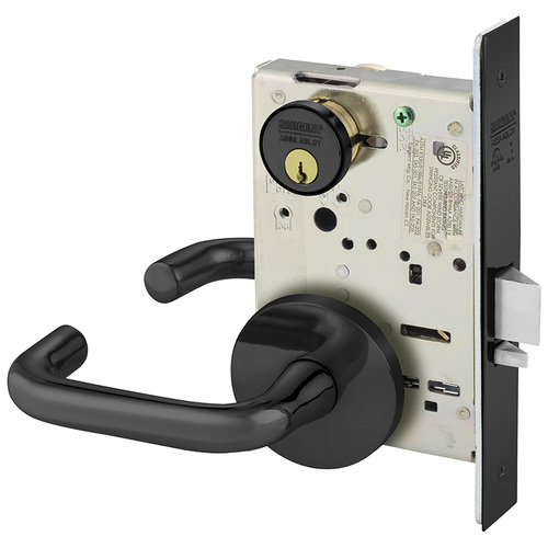 Mortise Lock Dark Oxidized Statuary Bronze Clear Coated