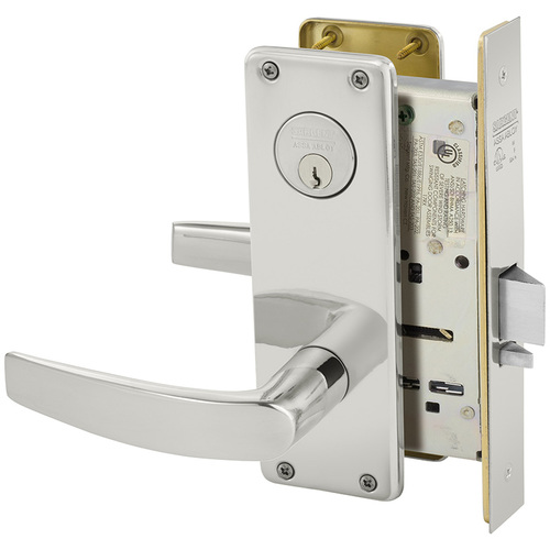 Mortise Lock Bright Stainless Steel