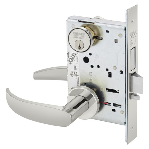 Mortise Lock Bright Stainless Steel