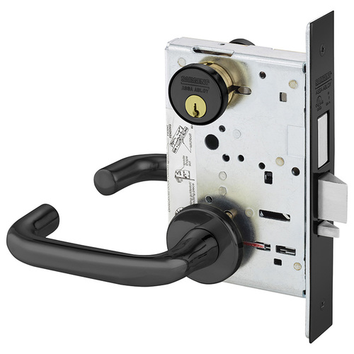 Mortise Lock Dark Oxidized Statuary Bronze Clear Coated