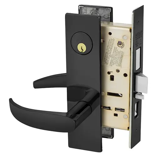 Mortise Lock Dark Oxidized Statuary Bronze Clear Coated