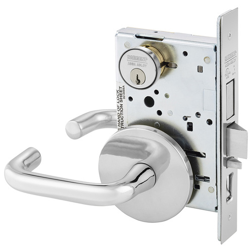 Mortise Lock Bright Chrome